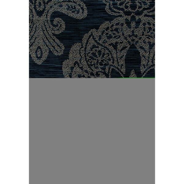 Art Carpet 4 X 6 Ft. Bastille Collection Large Damask Border Woven Area Rug, Blue 841864107300